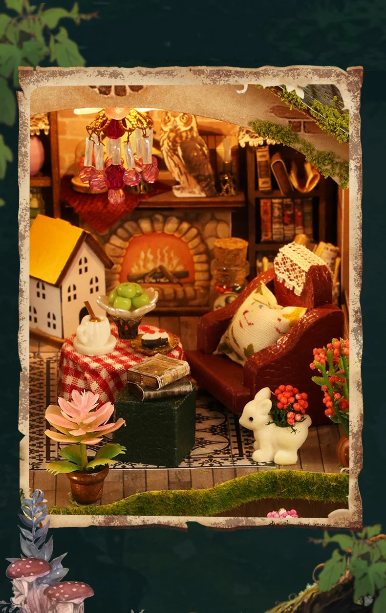 DIY Wooden Forest Doll Houses