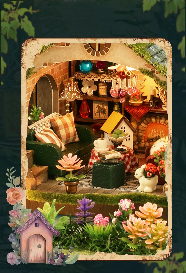 DIY Wooden Forest Doll Houses
