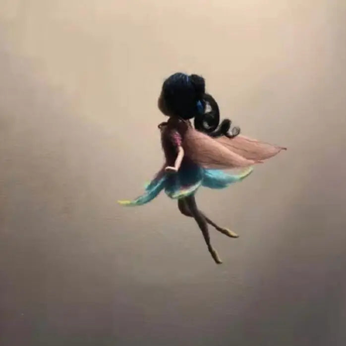 DIY Wool Felt Fairy Doll Keychain Craft