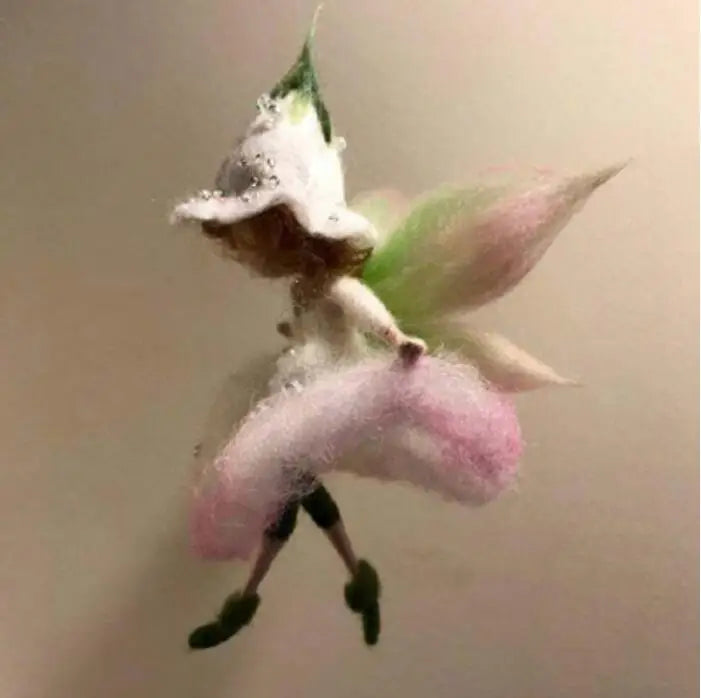 DIY Wool Felt Fairy Doll Keychain Craft