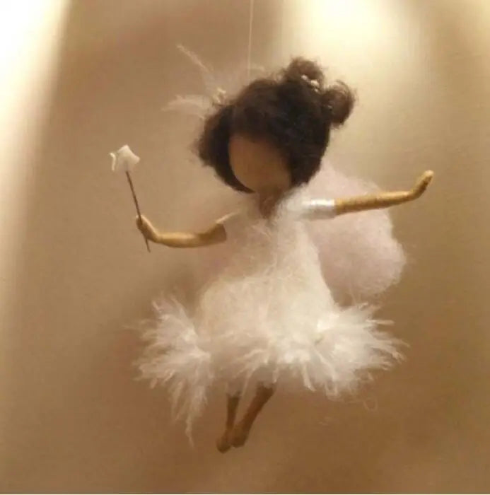 DIY Wool Felt Fairy Doll Keychain Craft