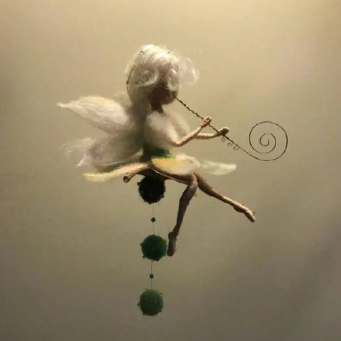 DIY Wool Felt Fairy Doll Keychain Craft