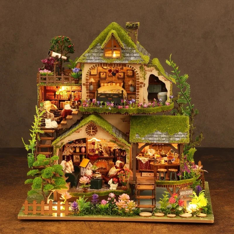 DIY Wooden Forest Doll Houses