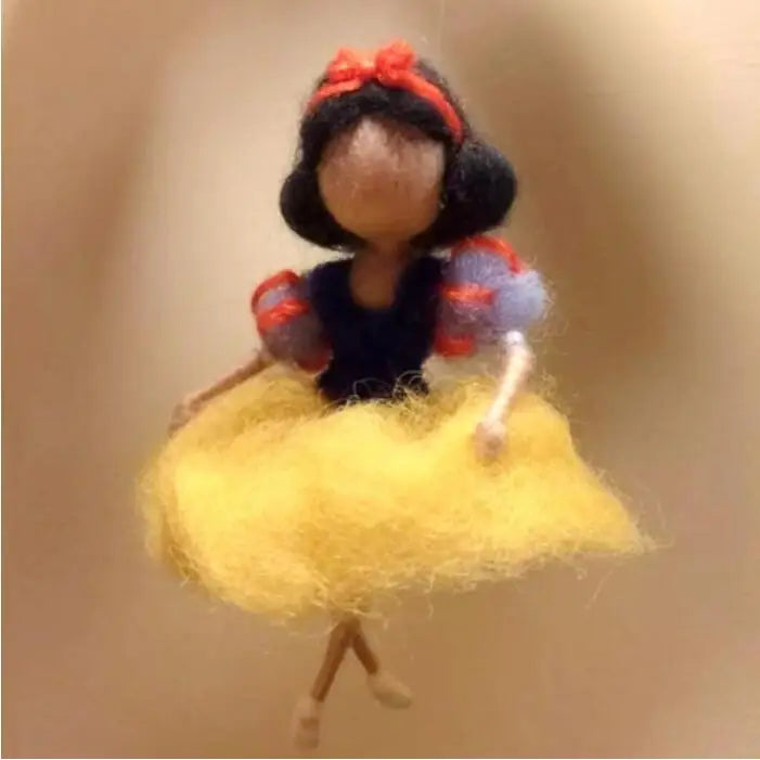 DIY Wool Felt Fairy Doll Keychain Craft