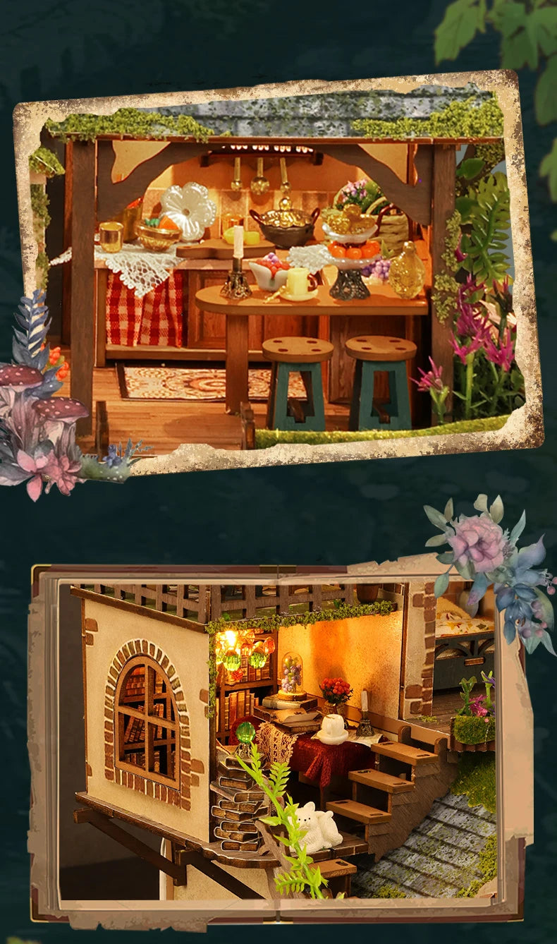 DIY Wooden Forest Doll Houses