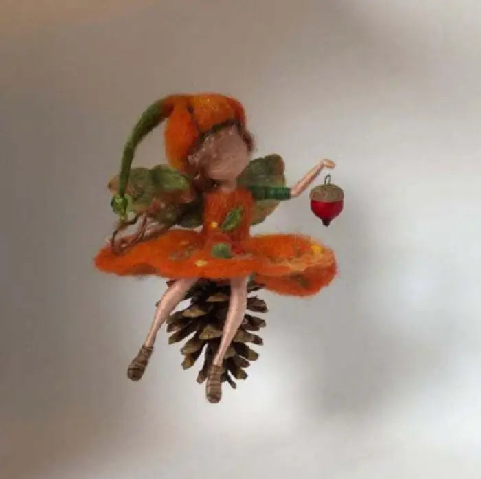 DIY Wool Felt Fairy Doll Keychain Craft
